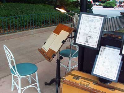 Brown Derby caricature stand (2)