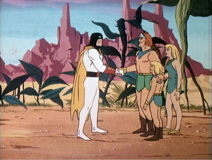 Space Ghost bids the Herculoids farewell